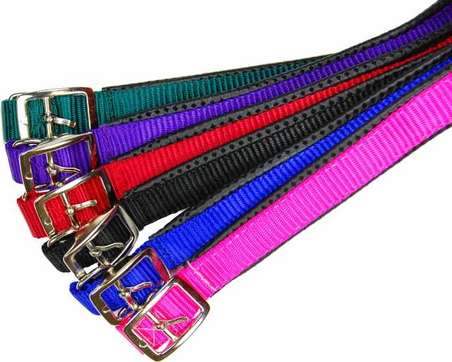 6 DOG COLLAR W/SOFT LAYER 3/4"x14"-20"