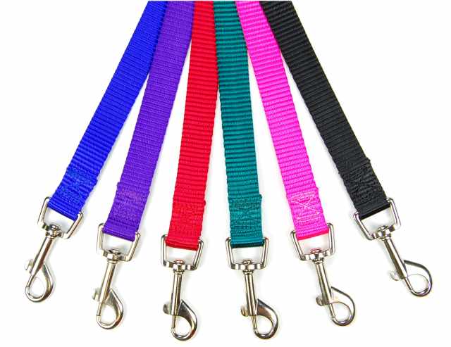 6 NYLON DOG LEAD WITH SOFT LAYER, 3/4''X48"