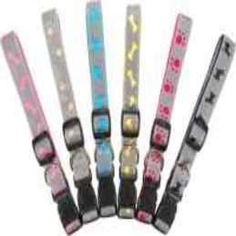 DOG REFLECTIVE COLLAR  3/4''X14"-20"